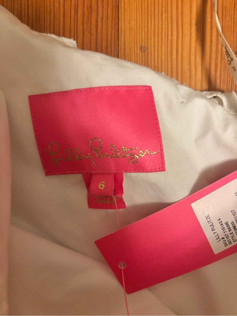 Lilly Pulitzer White One-Shoulder Eyelet Ruffle Dress NWT - Picture 3 of 4
